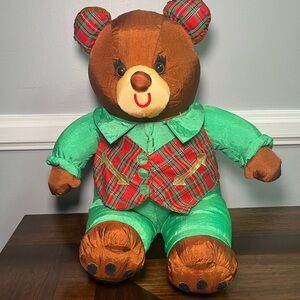 VINTAGE 1993 PUFFALUMP INTERNATIONAL SILVER Co nylon plush STUFFIE stuffed